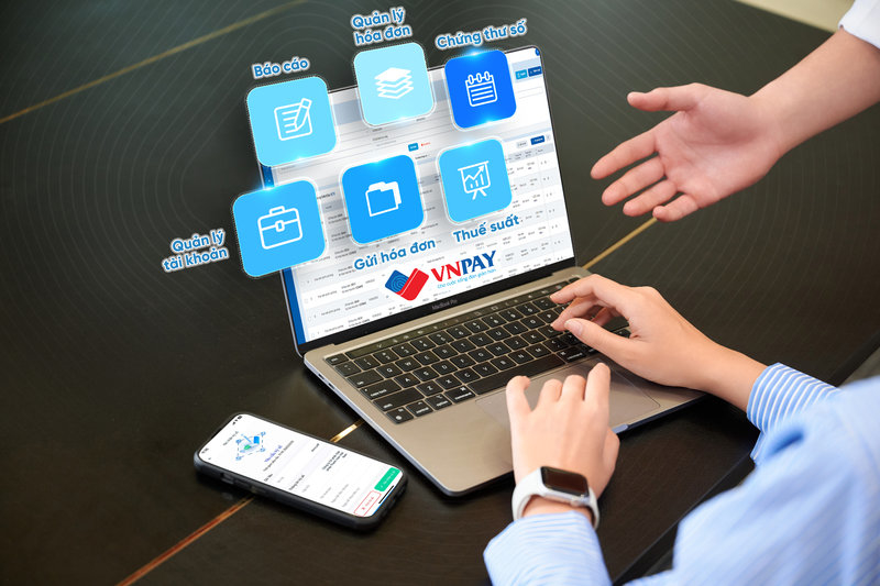 Bộ Giải ph&aacute;p Nộp thuế số VNPAY hỗ trợ hộ kinh doanh quản l&yacute; b&aacute;n h&agrave;ng, xuất h&oacute;a đơn v&agrave; lưu trữ đồng bộ tiện lợi tr&ecirc;n một nền tảng