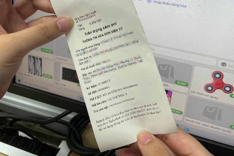 H&oacute;a đơn điện tử khởi tạo từ m&aacute;y t&iacute;nh tiền cho ph&eacute;p hộ kinh doanh lập h&oacute;a đơn nhanh ch&oacute;ng ngay tại điểm b&aacute;n (Nguồn: Internet)