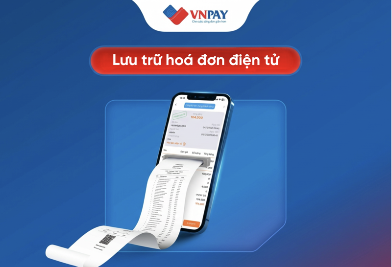 H&oacute;a đơn điện tử n&ecirc;n được lưu trữ bằng c&aacute;c phương thức số h&oacute;a nhằm đảm bảo t&iacute;nh ph&aacute;p l&yacute;