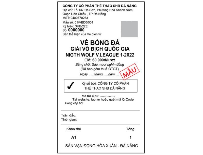 C&aacute;c h&oacute;a đơn đặc th&ugrave; như tem, v&eacute;, thẻ điện tử được thiết kế linh hoạt theo đặc điểm từng lĩnh vực