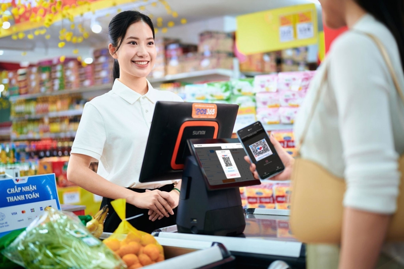 Mã QR động tự động điền sẵn số tiền thanh toán và nội dung chuyển tiền, giúp thanh toán thuận tiện, hạn chế sai sót