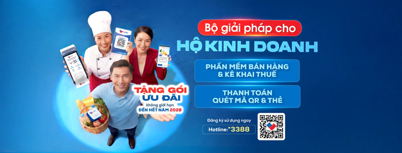 Bộ giải ph&aacute;p Nộp thuế số VNPAY đồng h&agrave;nh c&ugrave;ng hộ kinh doanh đơn giản h&oacute;a quy tr&igrave;nh b&aacute;n h&agrave;ng v&agrave; nộp thuế số