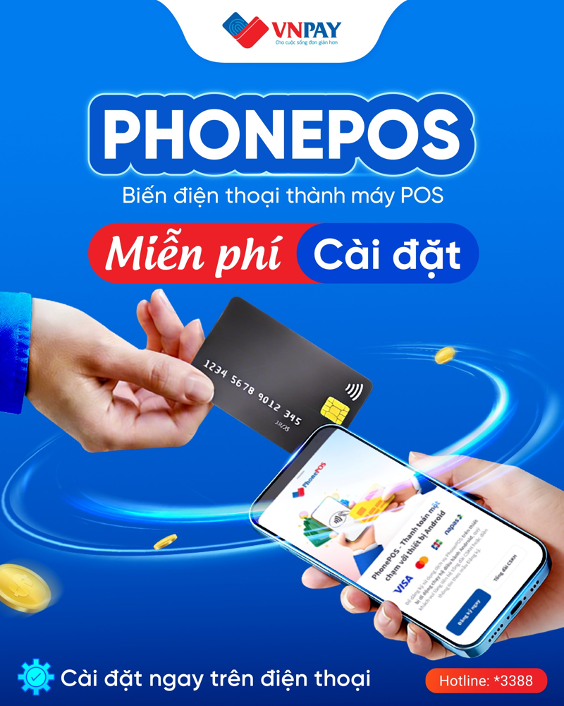 Thiết bị SmartPOS/PhonePOS gi&uacute;p cửa h&agrave;ng chấp nhận nhiều phương thức thanh to&aacute;n v&agrave; quản l&yacute; giao dịch chuy&ecirc;n nghiệp hơn